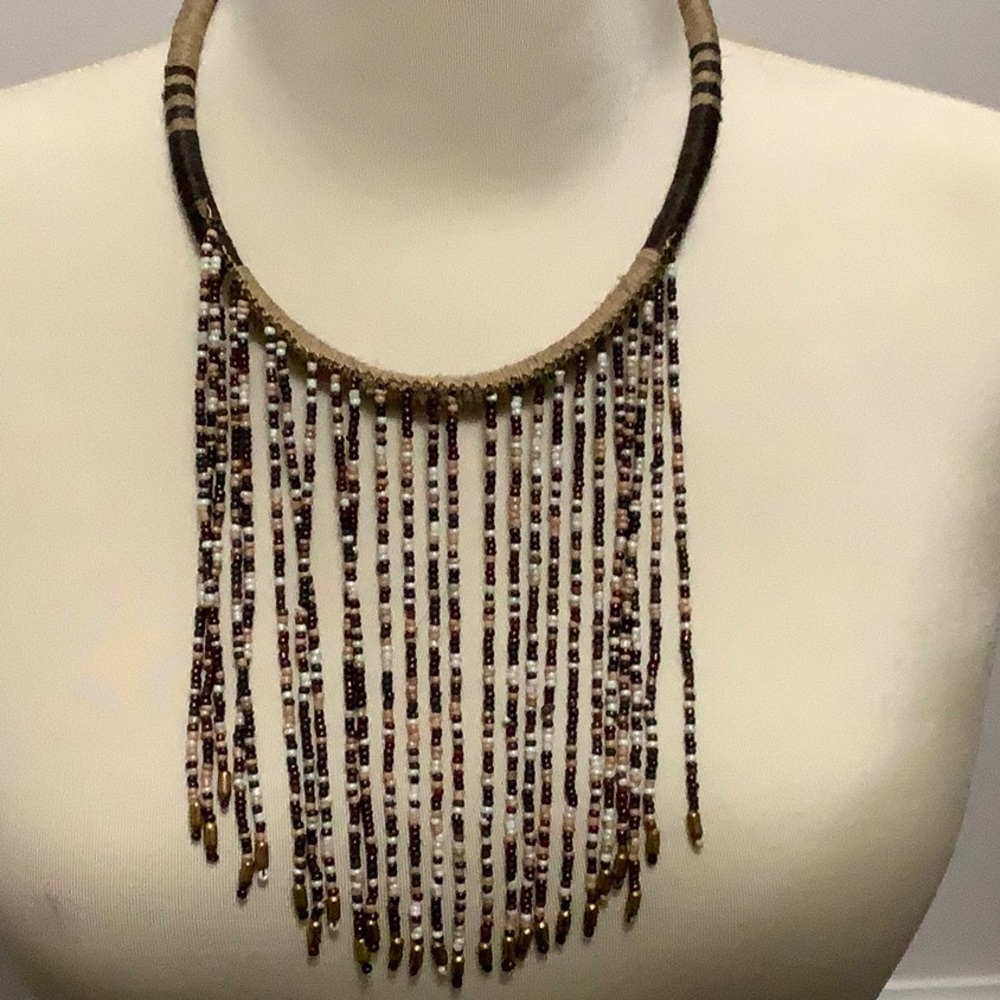 Brown Beaded Necklace